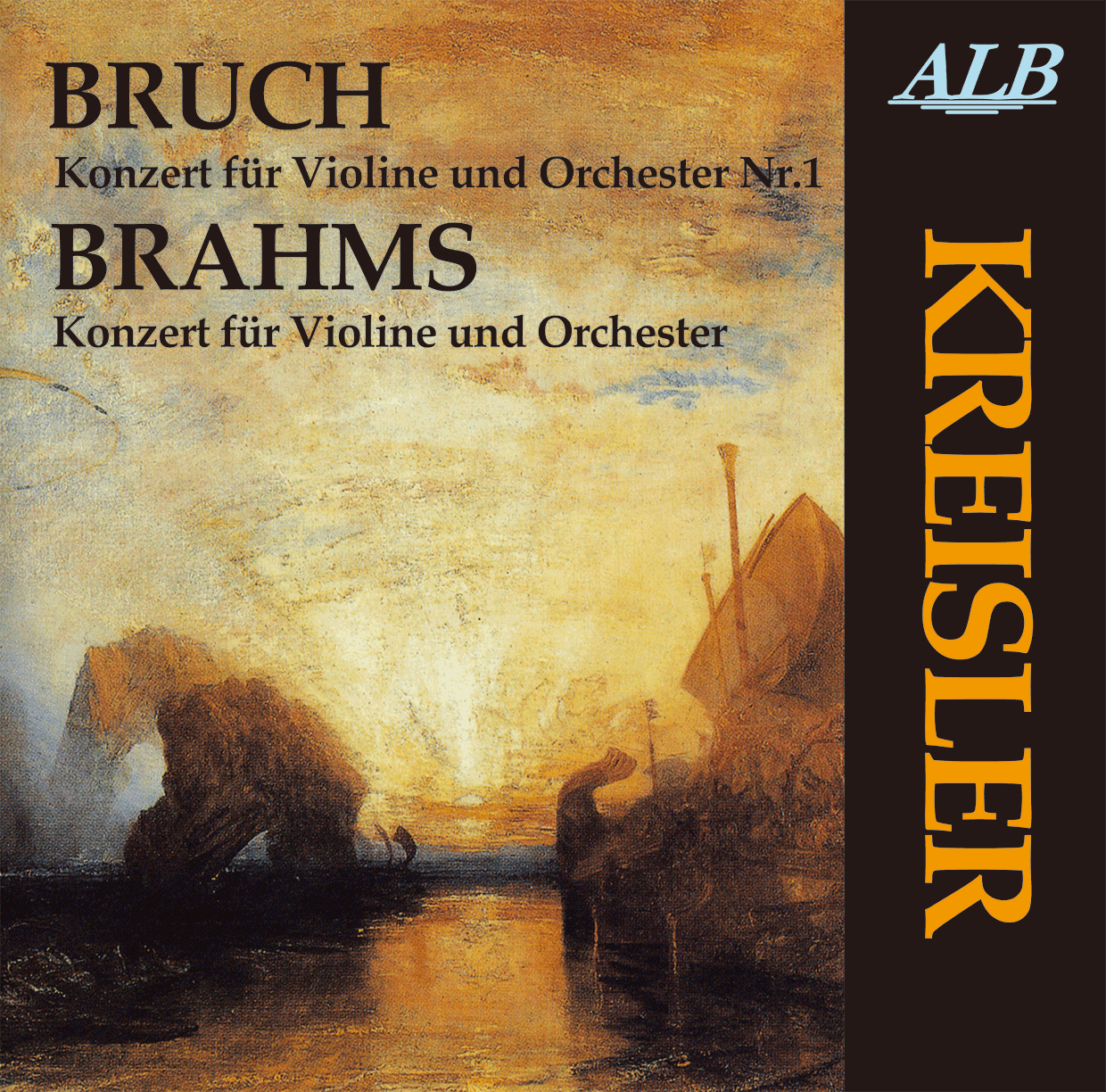 ALB18,クライスラー,ブルッフ ヴァイオリン協奏曲 第１番,ブラームス ヴァイオリン協奏曲